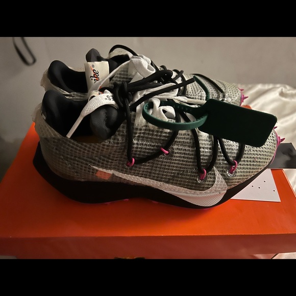 Nike Vapor Street Off-White Black Laser Fuchsia Womens size 5 Kids size 3.5y - Picture 3 of 6